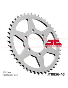 corona moto jt sprockets de acero de 45 dientes jtr856 45