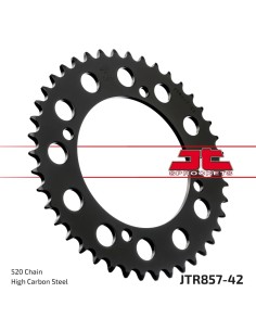 corona moto jt sprockets de acero de 42 dientes jtr857 42