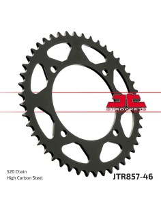 corona moto jt sprockets de acero de 46 dientes jtr857 46