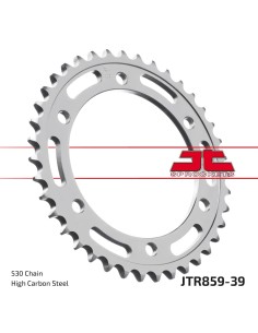 corona moto jt sprockets de acero de 39 dientes jtr859 39