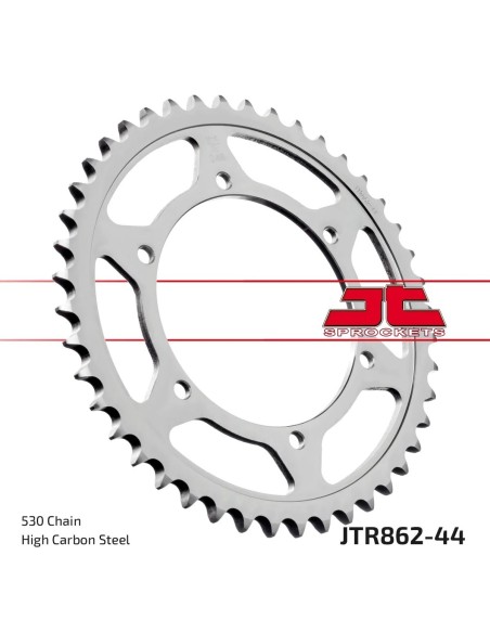 corona moto jt sprockets de acero de 44 dientes jtr862 44