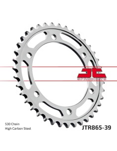 corona moto jt sprockets de acero de 39 dientes jtr865 39