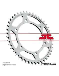 corona moto jt sprockets de acero de 44 dientes jtr867 44