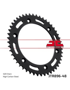 corona moto jt sprockets de acero de 48 dientes jtr896 48