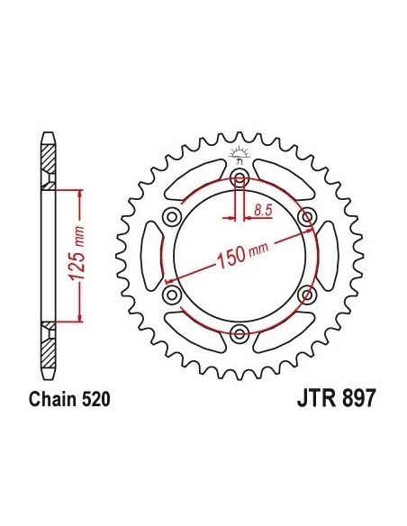 corona jt sprockets 89740jts
