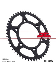 corona moto jt sprockets de acero de 45 dientes jtr897 45