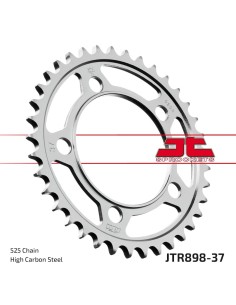 corona moto jt sprockets de acero de 37 dientes jtr898 37
