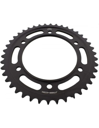 corona moto jt sprockets de acero de 42 dientes jtr899 42zbk