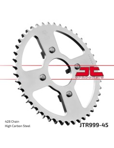 corona moto jt sprockets de acero de 45 dientes jtr999 45