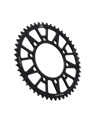 corona moto jt sprockets 49 dientes p 520 aluminio negro jta1303 49blk