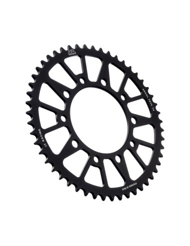 corona moto jt sprockets 51 dientes p 520 aluminio negro jta1303 51blk