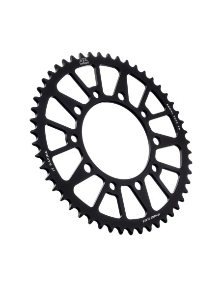 corona moto jt sprockets 51 dientes p 520 aluminio negro jta1303 51blk