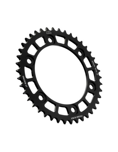 corona moto jt sprockets 42 dientes p 520 aluminio negro jta1308 42blk