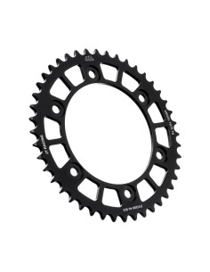 corona moto jt sprockets 44 dientes p 520 aluminio negro jta1308 44blk