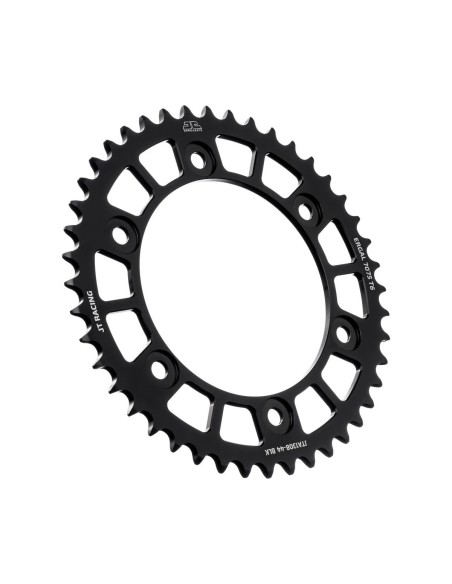 corona moto jt sprockets 44 dientes p 520 aluminio negro jta1308 44blk