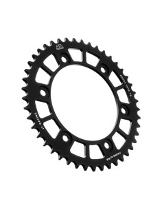 corona moto jt sprockets 45 dientes p 520 aluminio negro jta1308 45blk