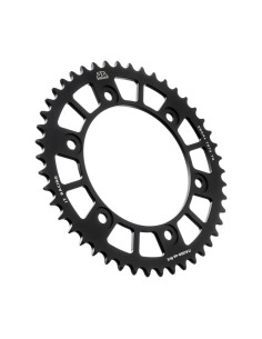 corona moto jt sprockets 46 dientes p 520 aluminio negro jta1308 46blk