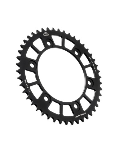 corona moto jt sprockets 46 dientes p 520 aluminio negro jta1308 46blk