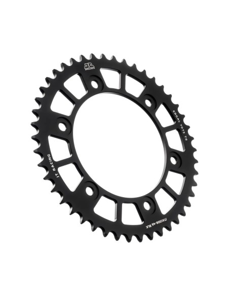 corona moto jt sprockets 46 dientes p 520 aluminio negro jta1308 46blk