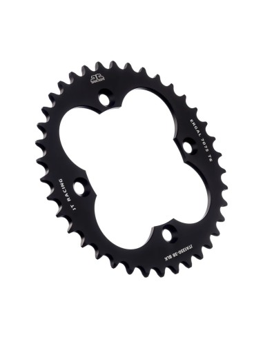 corona moto jt sprockets de aluminio de 38 dientes jta1350 38blk