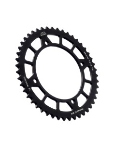 corona moto jt sprockets 47 dientes p 520 aluminio negro jta1465 47blk