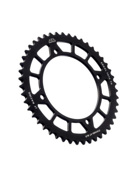 corona moto jt sprockets 47 dientes p 520 aluminio negro jta1465 47blk