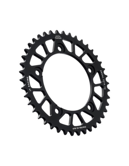 corona moto jt sprockets de aluminio de 42 dientes jta1792 42blk