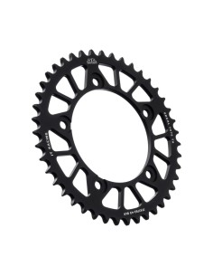 corona moto jt sprockets 43 dientes p 520 aluminio negro jta1792 43blk