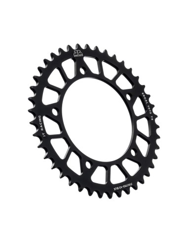 corona moto jt sprockets 42 dientes p 520 aluminio negro jta1793 42blk