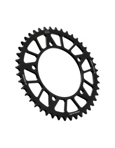 corona moto jt sprockets 44 dientes p 520 aluminio negro jta1793 44blk