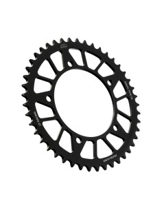 corona moto jt sprockets 45 dientes p 520 aluminio negro jta1793 45blk
