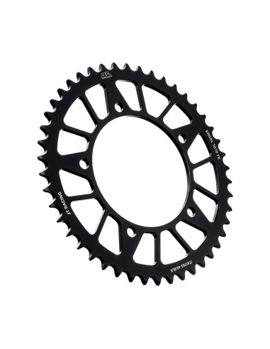corona moto jt sprockets 46 dientes p 520 aluminio negro jta1793 46blk