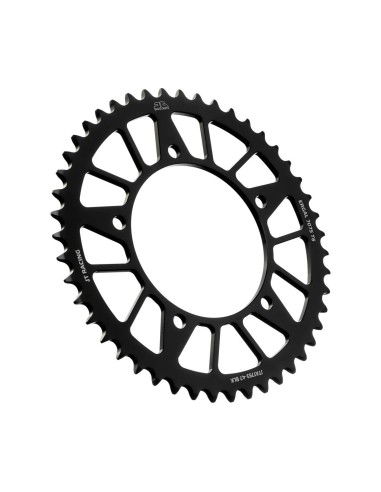 corona moto jt sprockets 47 dientes p 520 aluminio negro jta1793 47blk