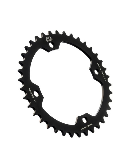 corona moto jt sprockets de aluminio de 38 dientes jta1857 38blk