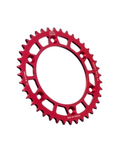 corona moto jt sprockets 40 dientes p 520 aluminio rojo jta210 40red