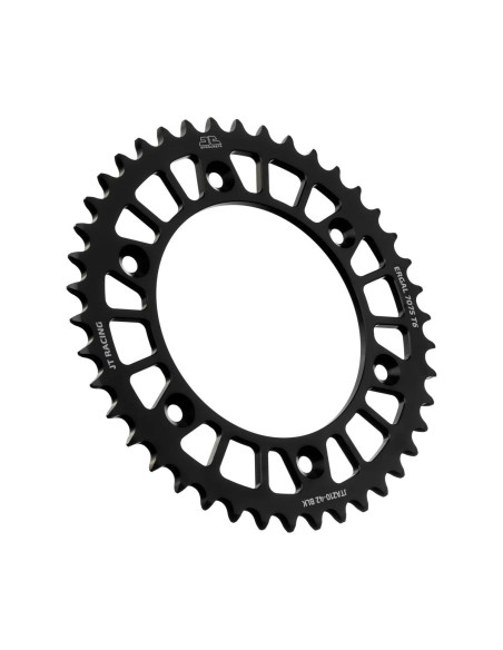 corona moto jt sprockets 42 dientes p 520 aluminio negro jta210 42blk