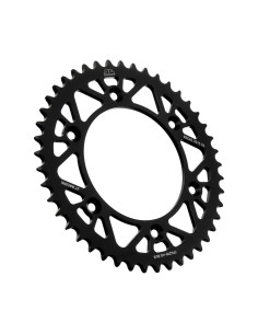 corona moto jt sprockets 45 dientes p 520 aluminio negro jta210 45blk