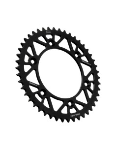 corona moto jt sprockets 46 dientes p 520 aluminio negro jta210 46blk