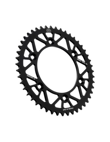 corona moto jt sprockets 47 dientes p 520 aluminio negro jta210 47blk