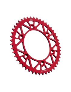 corona moto jt sprockets 47 dientes p 520 aluminio rojo jta210 47red