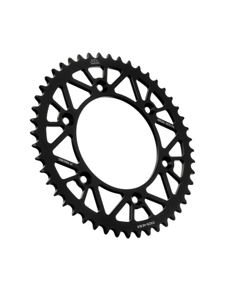 corona moto jt sprockets de aluminio de 48 dientes jta210 48blk