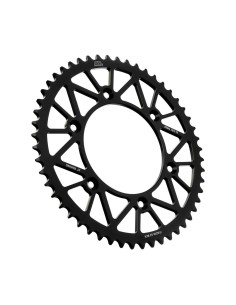 corona moto jt sprockets 52 dientes p 520 aluminio negro jta210 52blk