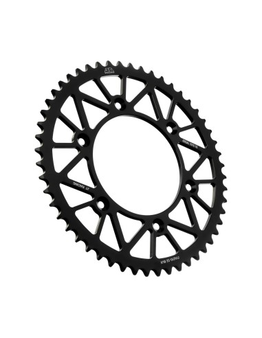 corona moto jt sprockets 52 dientes p 520 aluminio negro jta210 52blk