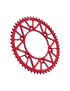 corona moto jt sprockets 52 dientes p 520 aluminio rojo jta210 52red