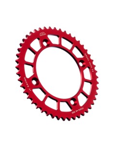corona moto jt sprockets de aluminio de 48 dientes jta215 48red