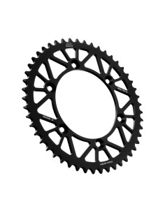 corona moto jt sprockets de aluminio de 49 dientes jta251 49blk