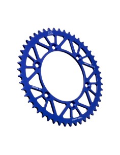 corona moto jt sprockets de aluminio de 49 dientes jta251 49blu