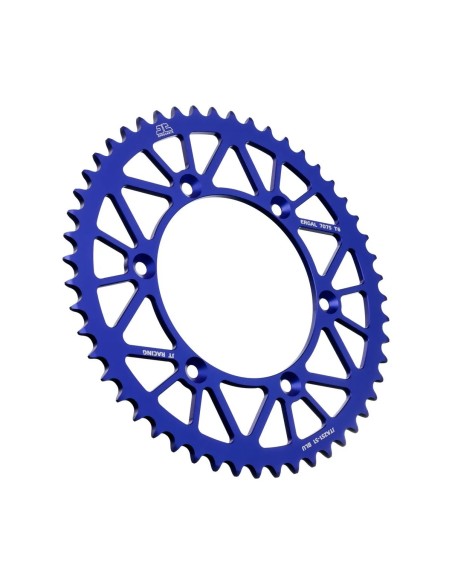 corona moto jt sprockets de aluminio de 51 dientes jta251 51blu