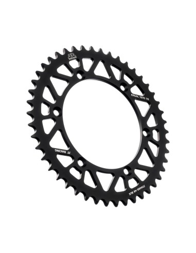 corona moto jt sprockets de aluminio de 46 dientes jta460 46blk
