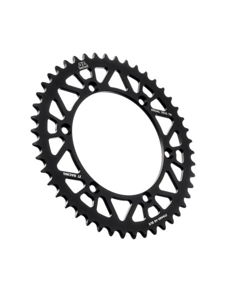 corona moto jt sprockets de aluminio de 46 dientes jta460 46blk